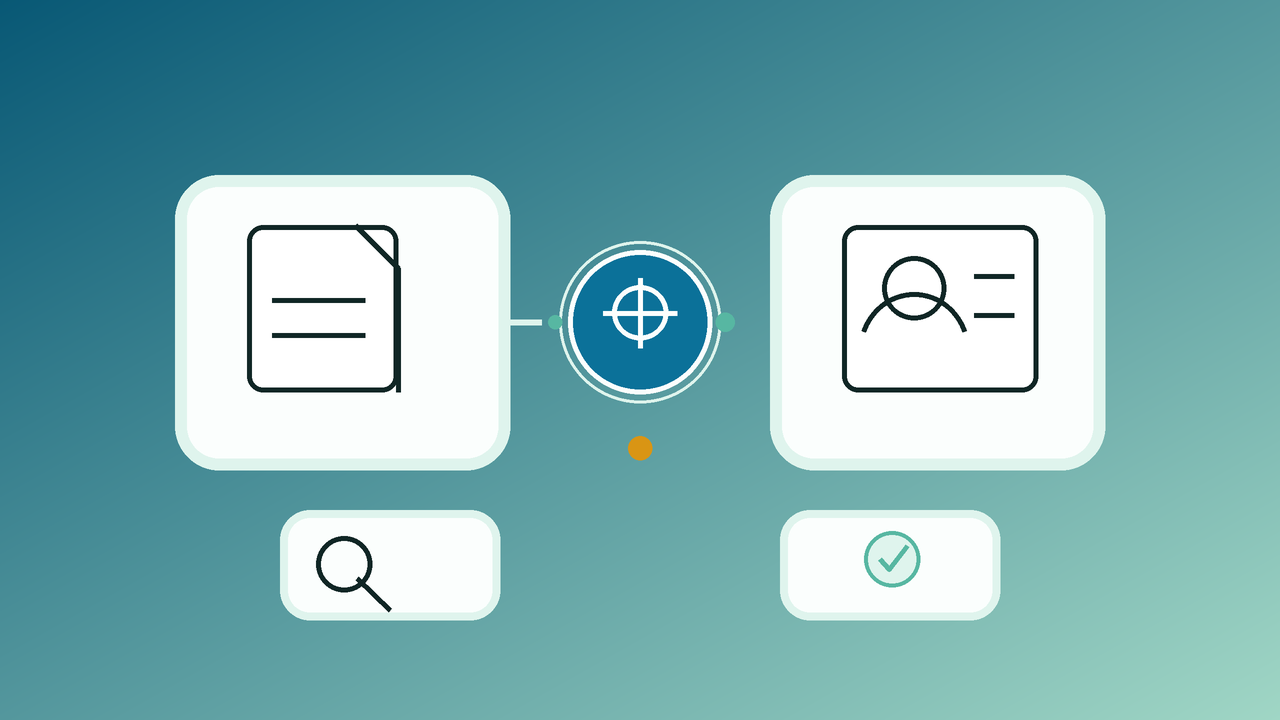 KYC document and identity matching